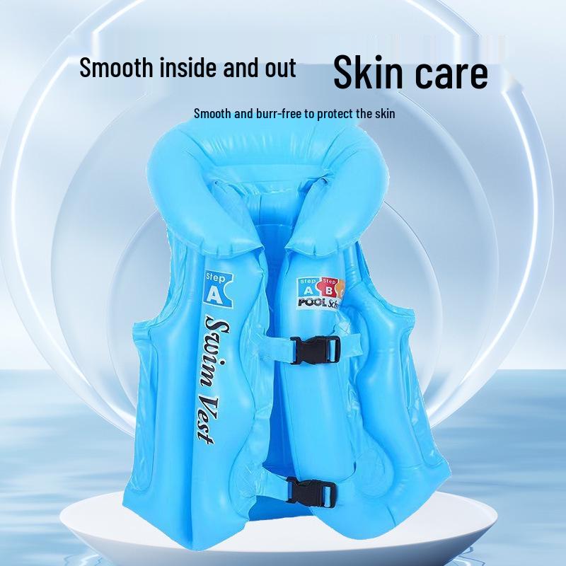 Children's Swim Vest: Inflatable Buoyancy Ring for Learning to Swim