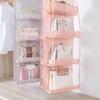 Multi-layer Bag Storage Bag Waterproof Bag Wardrobe Hanging Leather Bag Finishing Bag Female Bag Storage Bag Wardrobe Handbag Purse Hanging Bag