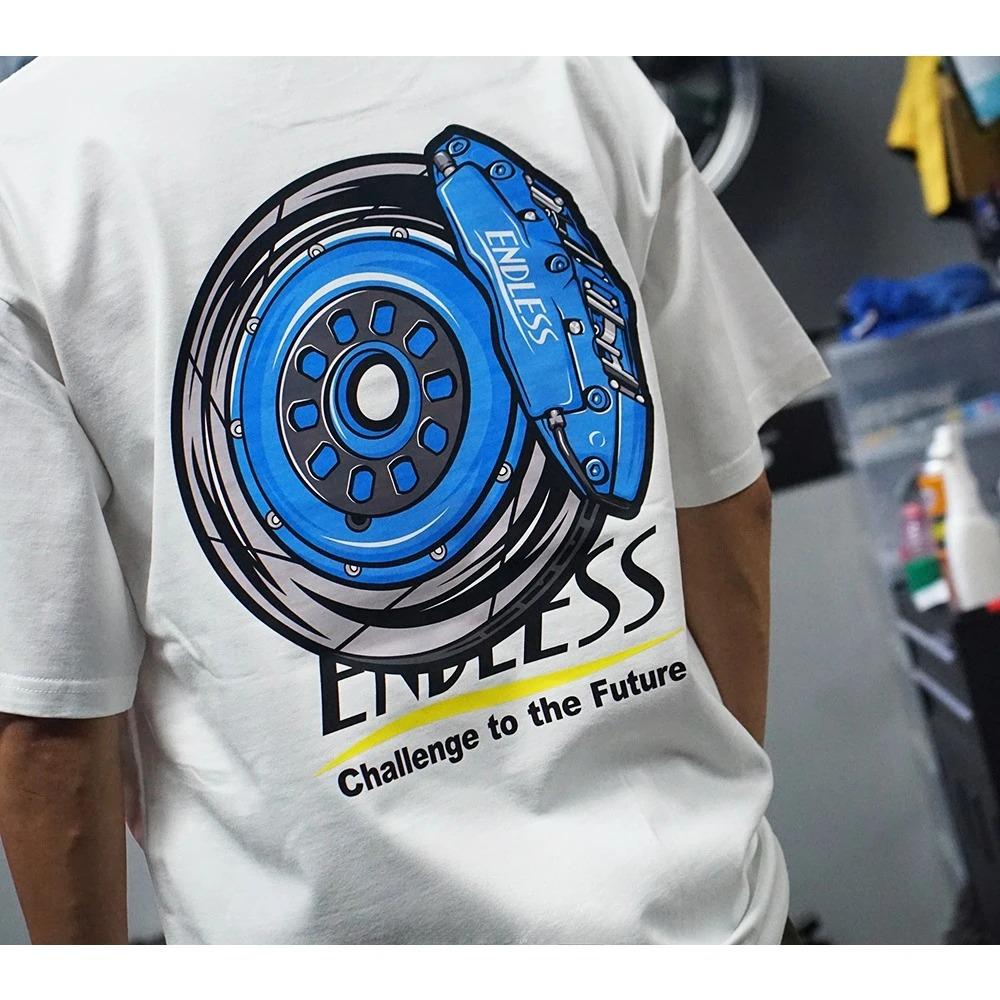Hot Classic Japan JDM Modified Car Endless Brake Peripherals Graphic Print T-shirt Men Women Loose Casual Cotton Oversized Top Summer New Tee