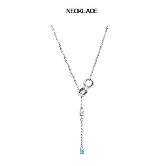Pre-order ATEEZ 8th Anniversary Exhibition Blue Drift Necklace
