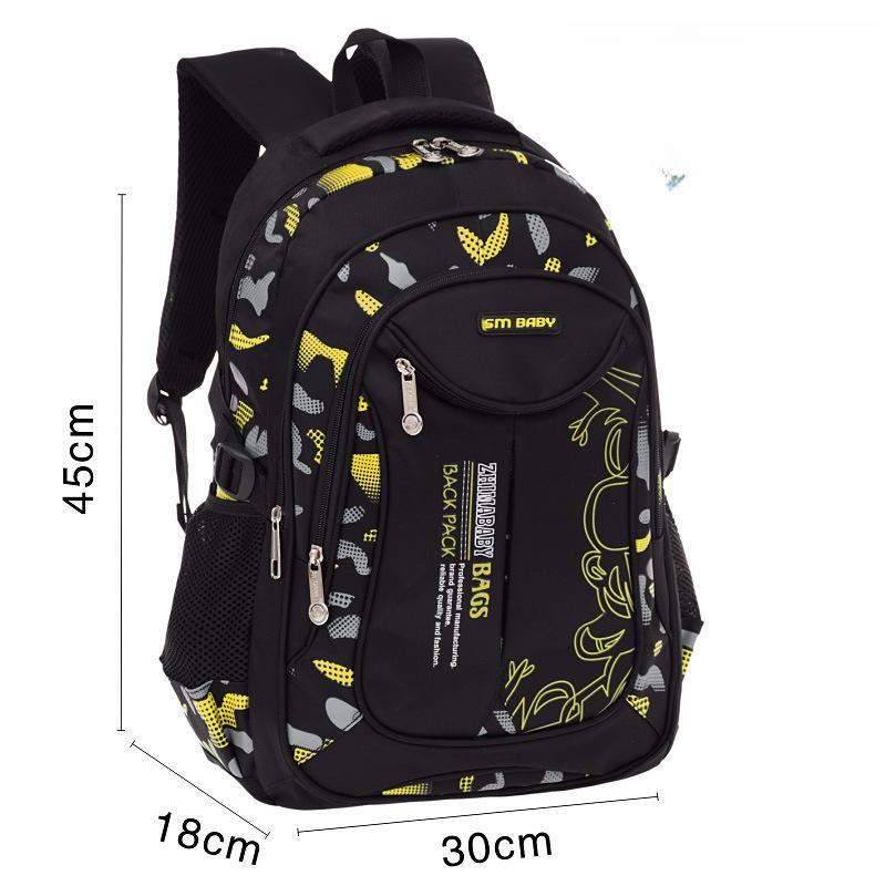 Casual Large-capacity Men's Backpacks, Lightweight and Wear-resistant Schoolbags for Primary School Students and Children