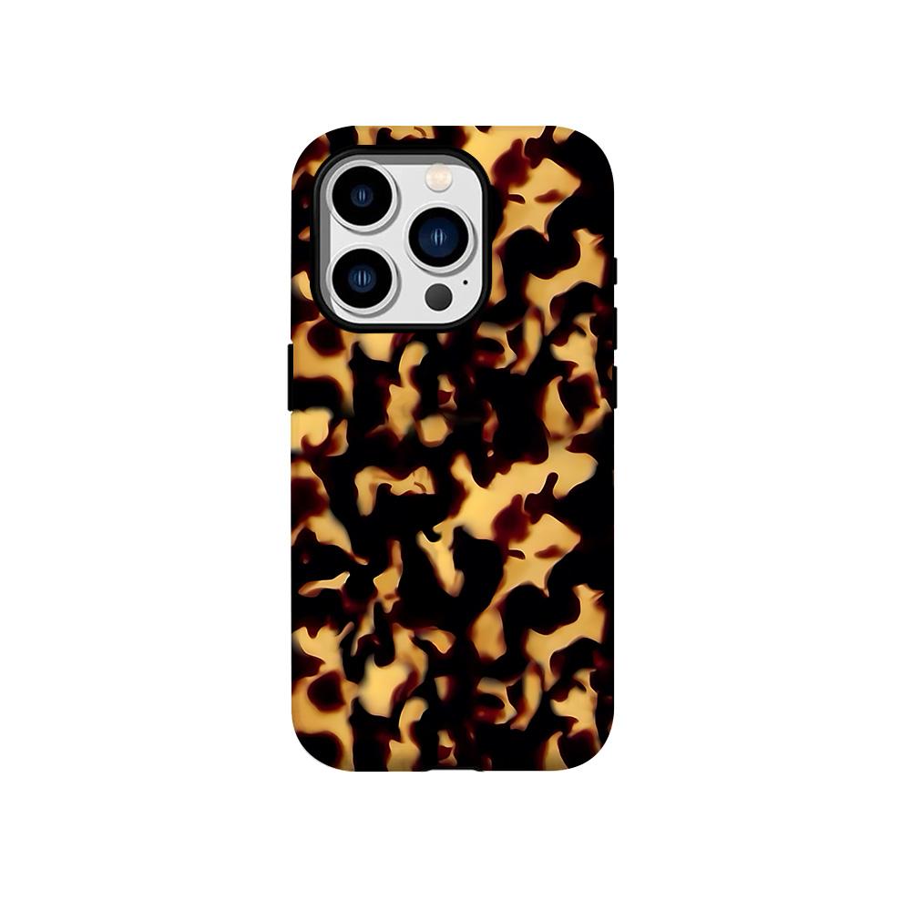

Счастливый чехол для телефона для iPhone 17 16 15 14 13 12 11 Air Pro Max Plus Роскошный Clmj Корова Леопардовый принт Изгиб Двухслойная задняя крышка iPhone 15 Pro