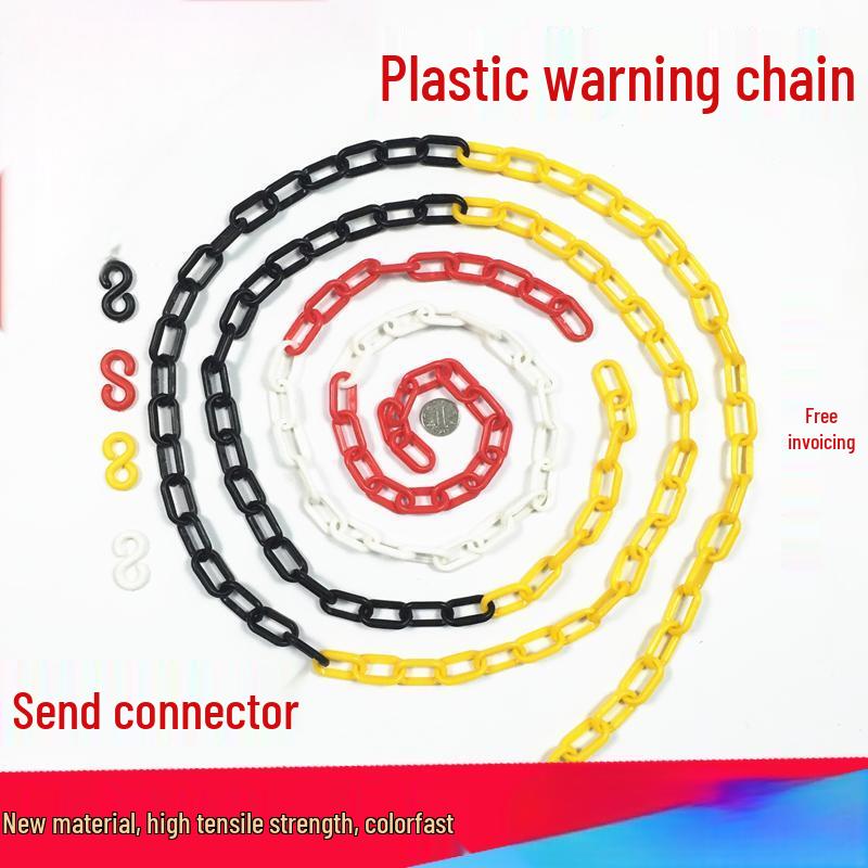 Gongdengdeng 6mm Plastikowy Łańcuch Ostrzegawczy