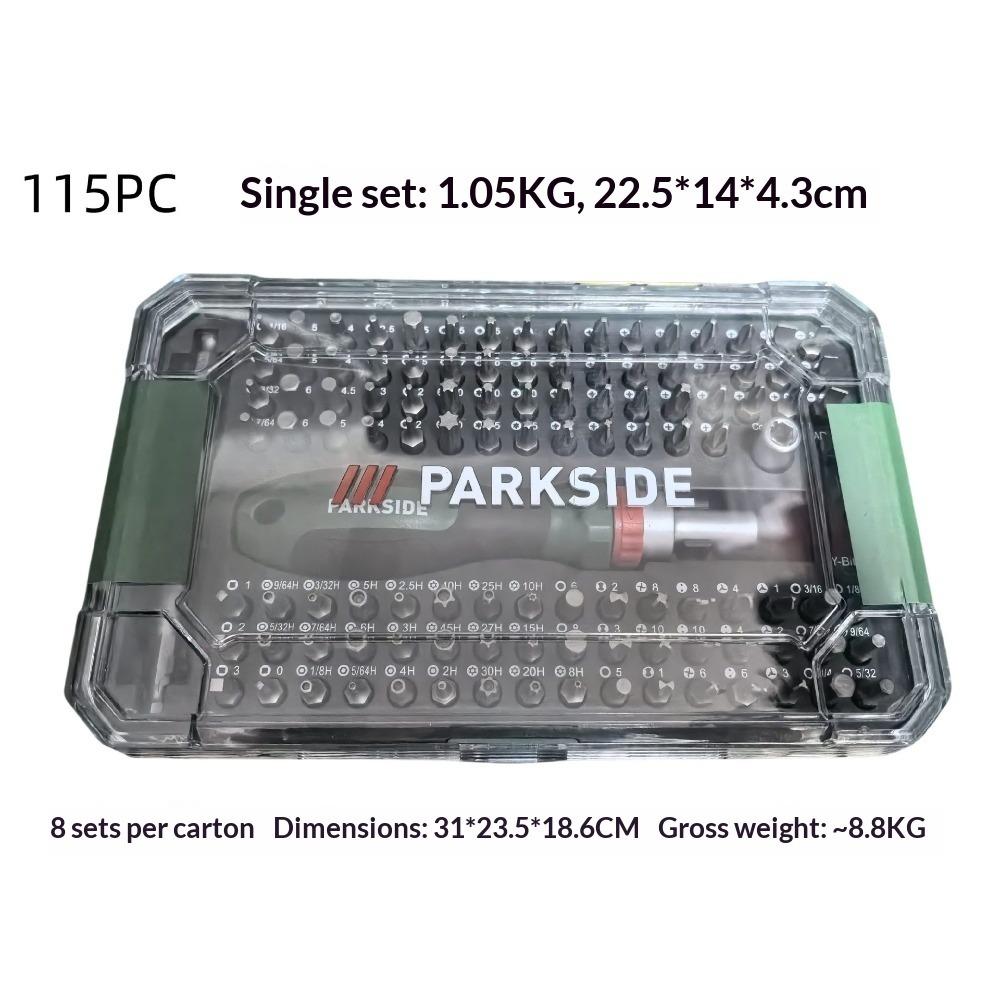 

83-piece Set Rainbow Batch Head Sleeve Magic Box Electric Screwdriver Batch Head Set Hand Electric Drill Screwdriver Head S2 Material 115pcs