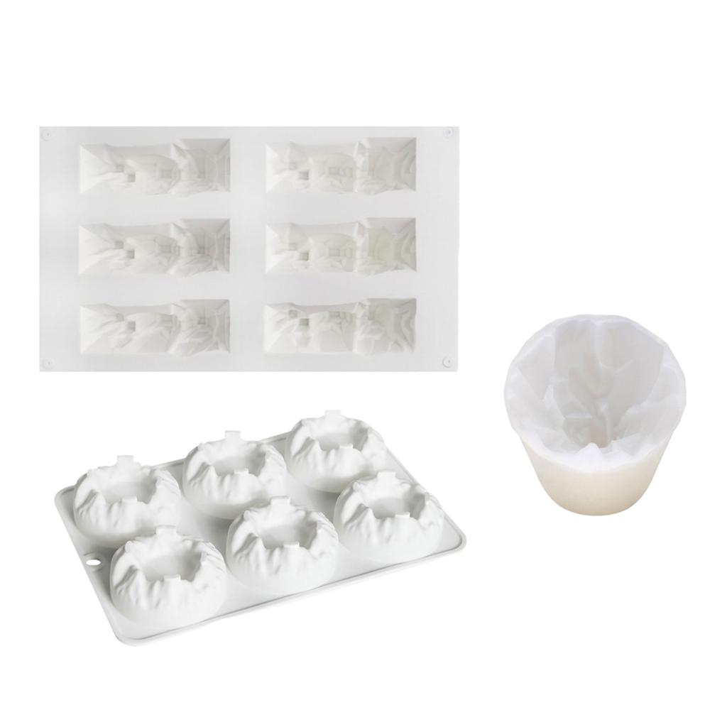 Snow Mountain Shaped Bakewares Heat Resistant Silicone Mold for Mousse Chocolate Baking Kitchen Cake Decorating Tool