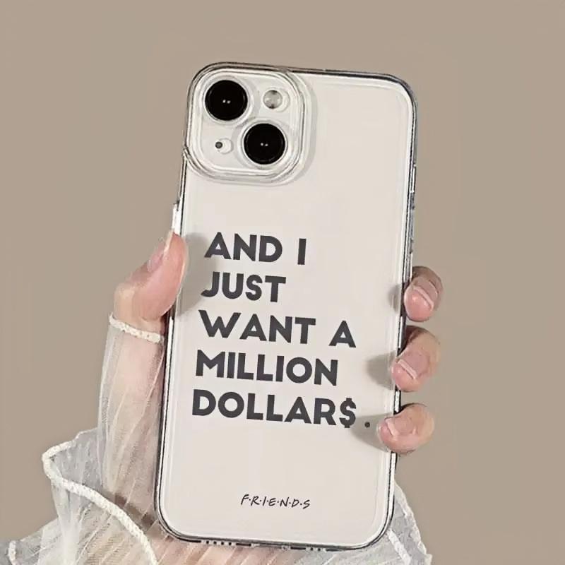 I Want To Go Home Phone Case For iPhone 11 12 13 14 15 16 Pro Max 7 8 Mini Plus SE X XS XR Transparent Mobile Case Friends