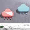 Bathroom Shower Soap Box Dish Storage Suction Cup Corner Cloud Shape Plastic Soap Holder Shower Hanger Bathroom Storage Rack