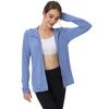 Women's UPF Sun Shirts  Jacket UV Zip Up Hoodie Long Sleeve Summer Ice Silk Outdoor With Pockets