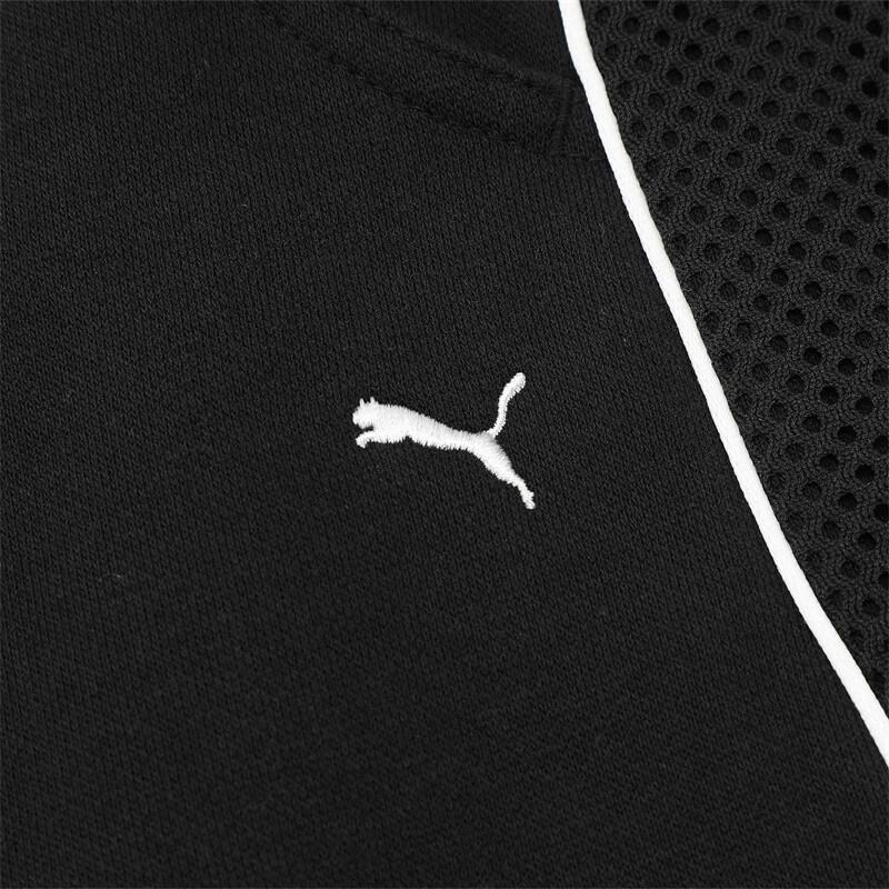 Puma X Phantaci Collaboration T7 Knit Comfortable Casual Loose Warm Sports Long Pants Women bottoms Black 631408-01