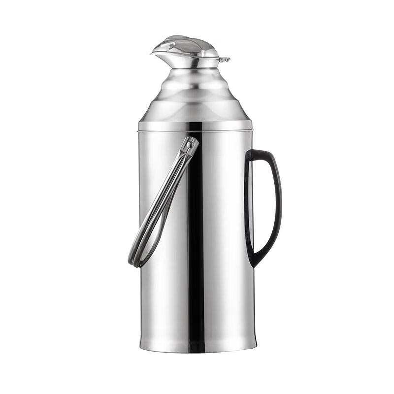 Vintage Stainless Steel Vacuum Flask with Glass Liner