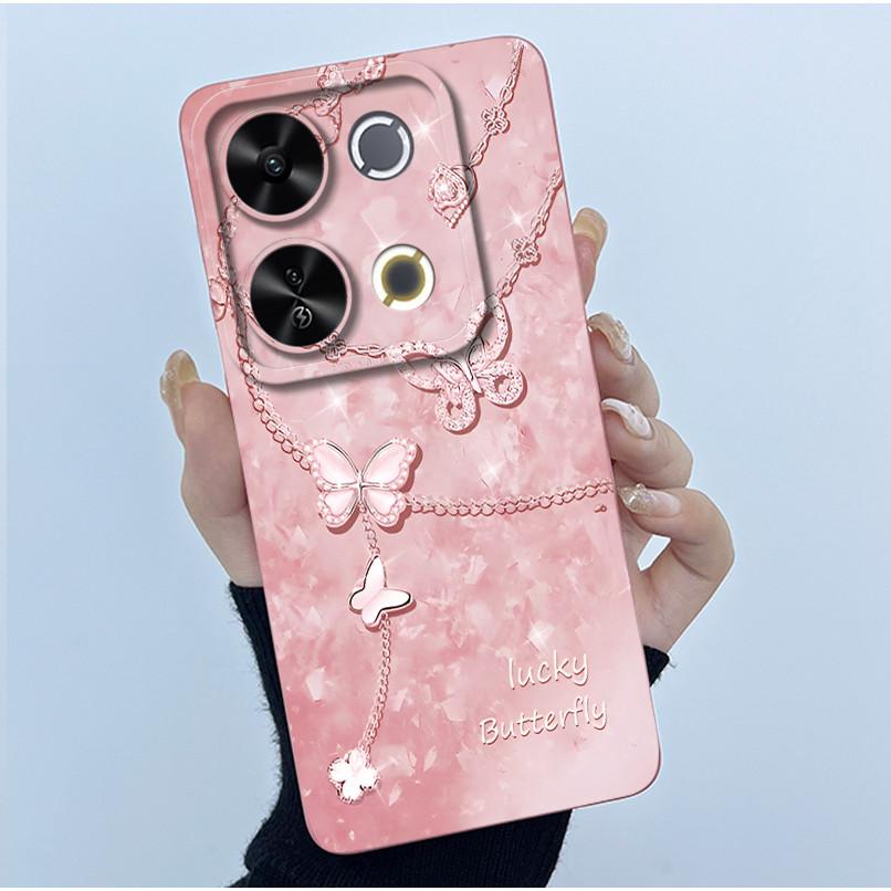 For Itel P65 P671L Etui Fashion Simplicity Oil Painting Floral Protective Phone Case For ItelP65 P 65 Coque Soft Silicone Covers