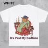 Its Past My Bedtime Funny Sleepy Orange Cat Meme T Shirt Cozy Vintage Casual For Lovers Vintage Comfortable Homme
