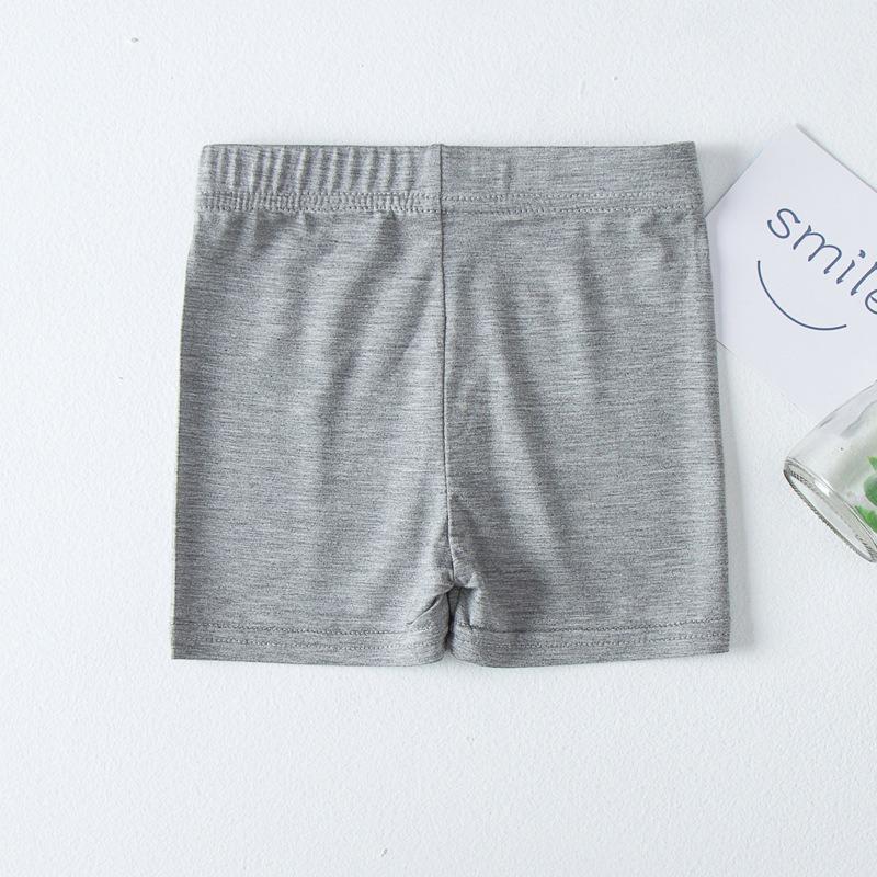 Girls' Summer Safety Shorts: Thin Modal Anti-Exposure Ice Silk Base Layer for Kids