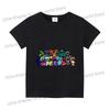 Smilings Critters Tshirt for Girls Boys Cartoon Tee Summer Anime Printed Tops Short Sleeve Tshirts Children Breathable Clothes