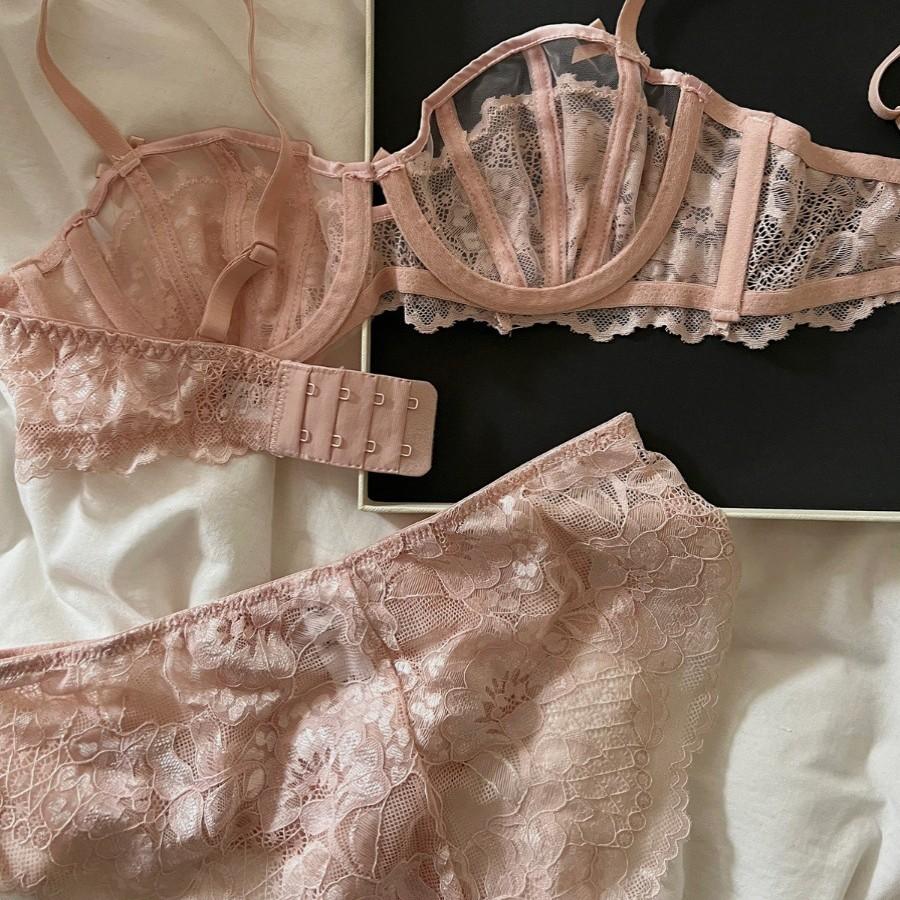Ladies Summer Thin Fashion Small Shell Sexy Lace Mesh Breathable Underwear