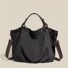 Tote Bag with Large Capacity and Multiple Pockets, for Commuting, with A Single Shoulder Strap and A Slanted Design.