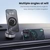 Foldable Magnetic Car Phone Holder 360 Degrees Rotatable Vacuum Suction Phone Mount for Dashboard Windshield Hands-Free Navigation Phone Stand