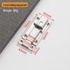 Stainless Steel Double-Ended Self-Rebounding Anti-Theft Door Lock for Bathroom and Windows