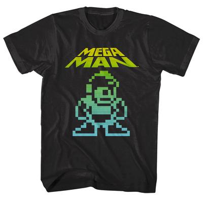 Megaman Pixel Player Men T Shirt