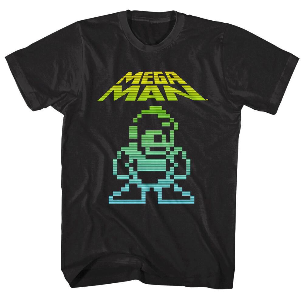 Megaman Pixel Player Men T Shirt S