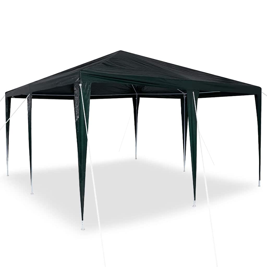 Party Tent Green 400 X 400 X 266 Cm Polyethylene and Steel