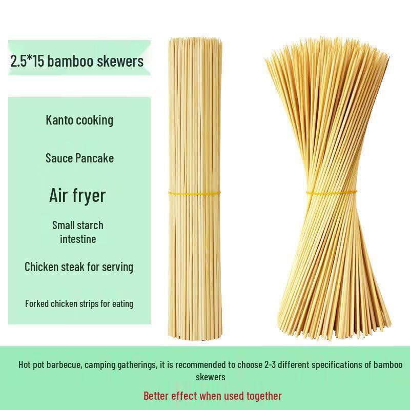 ZISIZ Disposable Bamboo Skewers