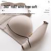Comfortable Plus-Size Wire-Free Breathable Women's Bra, Non-Magnetic, Thin Cup, Smooth Fit