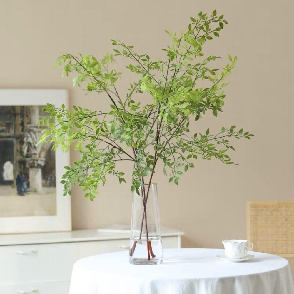 Long Simulation Nantian Bamboo Flexible Fake Plants Artificial Nantian Bamboo Branch Party Decor