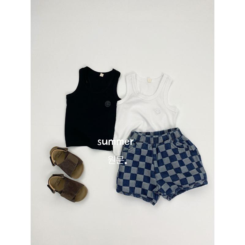 Kids Summer Thin Round Neck Cotton Sleeveless Tank Top For Toddler Boys And Girls