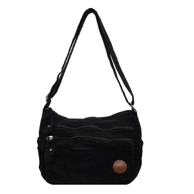 Women's Bag Solid Shoulder Bag Lightweight Nylon Crossbody Bag