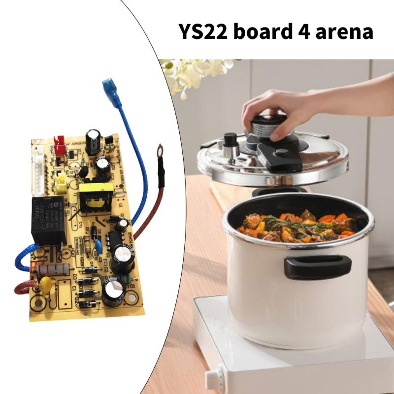Electric Pressure Cooker Motherboard with 4 Sockets Replacement for JYY-60YS22 JYY-40YS22 JYY-50YS22 Pressure Cooker