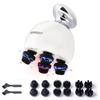 BEBRIGHT iON Head Spa EMS Electric Needle Scalp Brush Head Lift Face and Body Care Waterproof Red and Blue LED MHS01