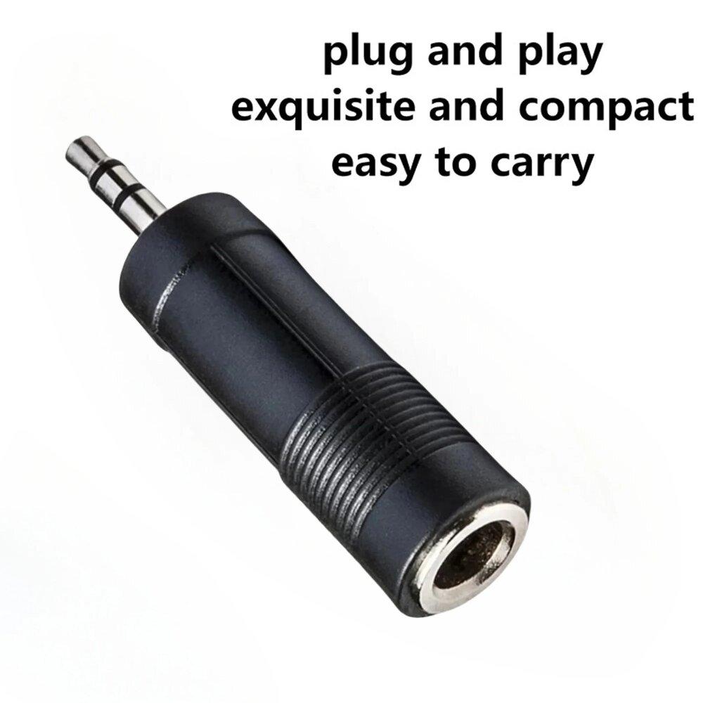 3.5mm Female To 6.35mm(1/4 Inch) Male Stereo Headphone Audio Adaptor/Microphone Plug Jack Adapter Converter