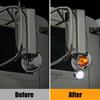 2 Pezzi Staffe per Luci Veicolo Heavy Duty Supporto ad Angolo Regolabile Adatto per Luci di Posizione LED per Camion Installazione Sicura