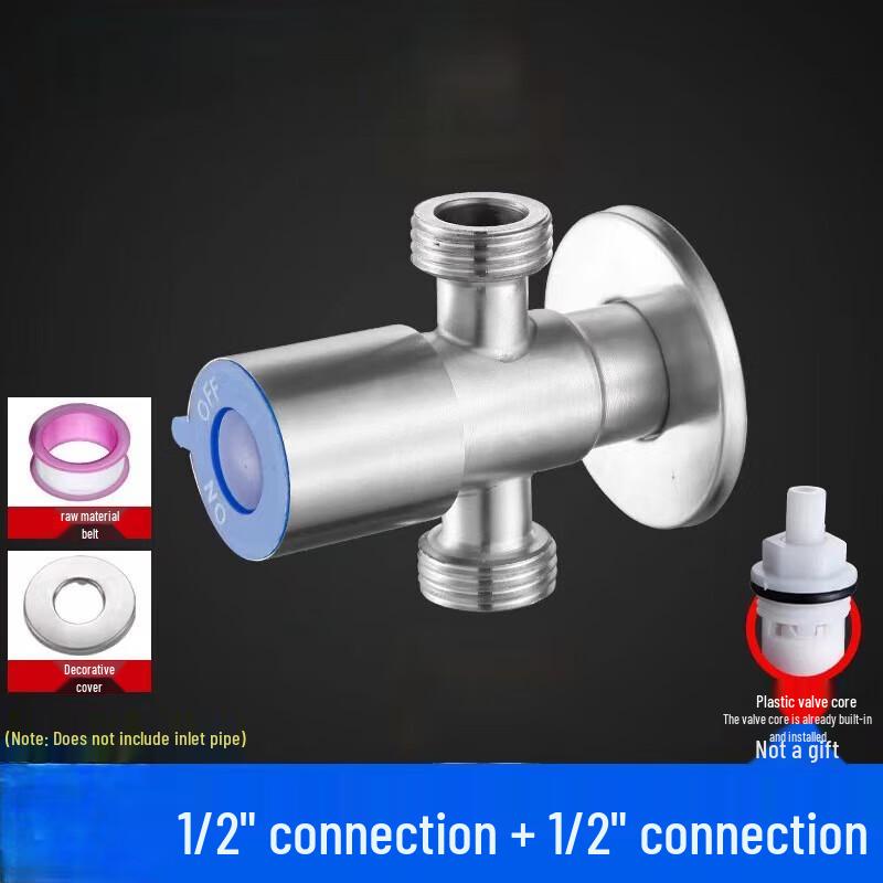 

Xuanyong 201 Stainless Steel 1-in-2-out Angle Valve