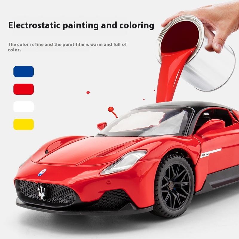 1:32 Scale MC20 Alloy Car Model W/ LED Lights & Sound Effects - Collectible Racing Toy for Kids & Adults, Perfect Gift for Car