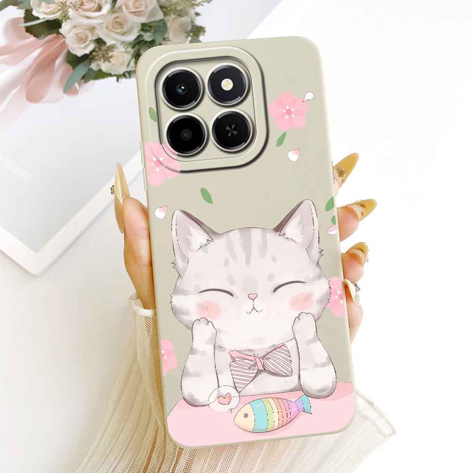 For Honor X6c Case Beautiful Sunflower Shockproof Protection Phone Case For Honor X 6c X 6b X6b X 6a X6a 4G Soft Silicon Cover