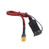 XT60 Female To Car Charger Socket Adapter 30A Car Outlet Female Connector Extension Cable for Car and Truck