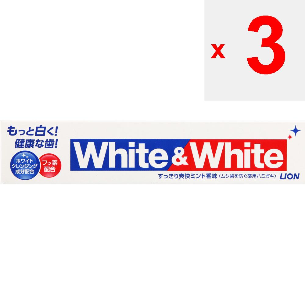 Lion White & White 150g (Quasi-drug) Cavity Prevention Toothpaste 150g Cavity Prevention