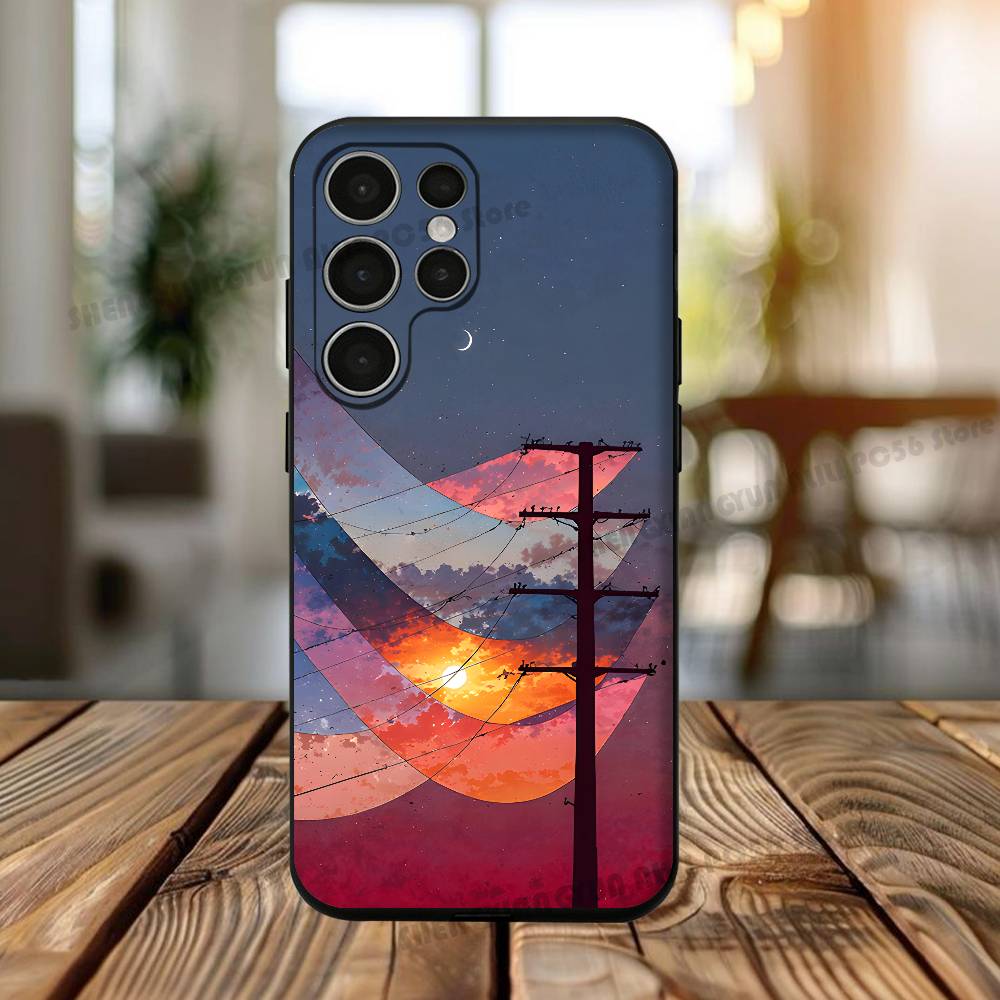 

Красивый чехол для телефона с иллюстрациями для Samsung S24 25 23 22 21 20 Plus Ultra 5G Lite Ударопрочный чехол Samsung S235G