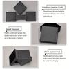 10 st Smyckesorganisatör Box Set – Rutigt Design! Svart/Vit/Röd för Halsband, Ringar, Örhängen, Perfekt för Modeentusiaster