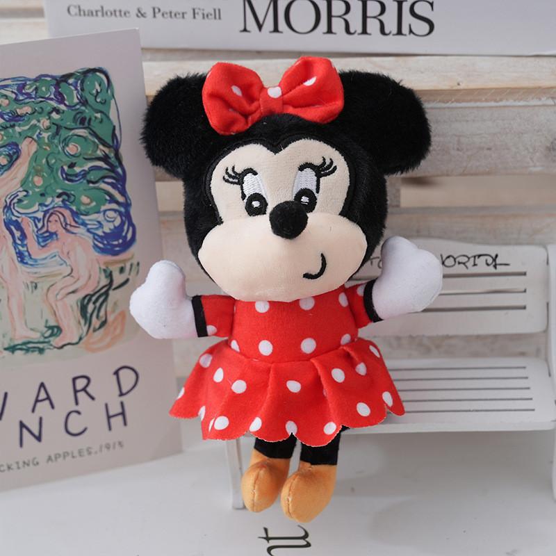 Mickey Minnie Maus Plüsch Schlüsselanhänger Mit PP-Baumwollfüllung Für Taschen Dekoration Und Geschenk