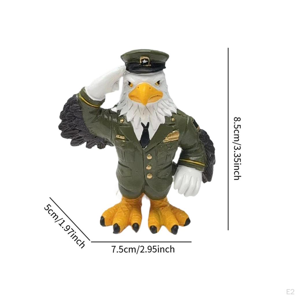 Eagle Statue Decorative Practical Figurine for Home Friends Desktop Display