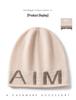 Korean Single Letter Beanie for Women - Autumn/Winter Fashion, Versatile, Large Fit, Pull-On Knitted Slouchy Hat