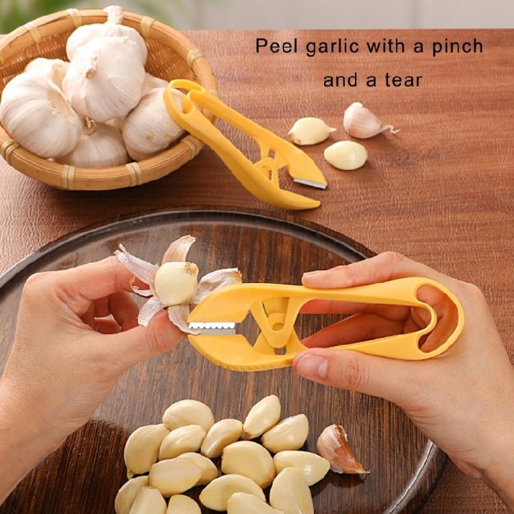 Ergonomic Stainless Steel Garlic Peelers Kitchen Utensils With Rusts Proof Design For Quick Simple Vegetable Peeling