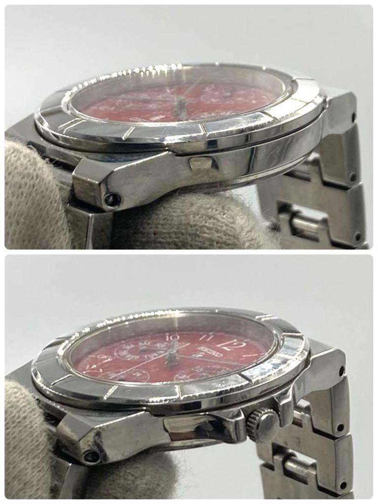 [USED] Working Seiko Rukia QZ Chronograph Watch 5Y89-0B30