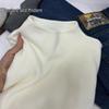 GUJIN Women's Warm Slim Fit Half-High Collar Knit Top