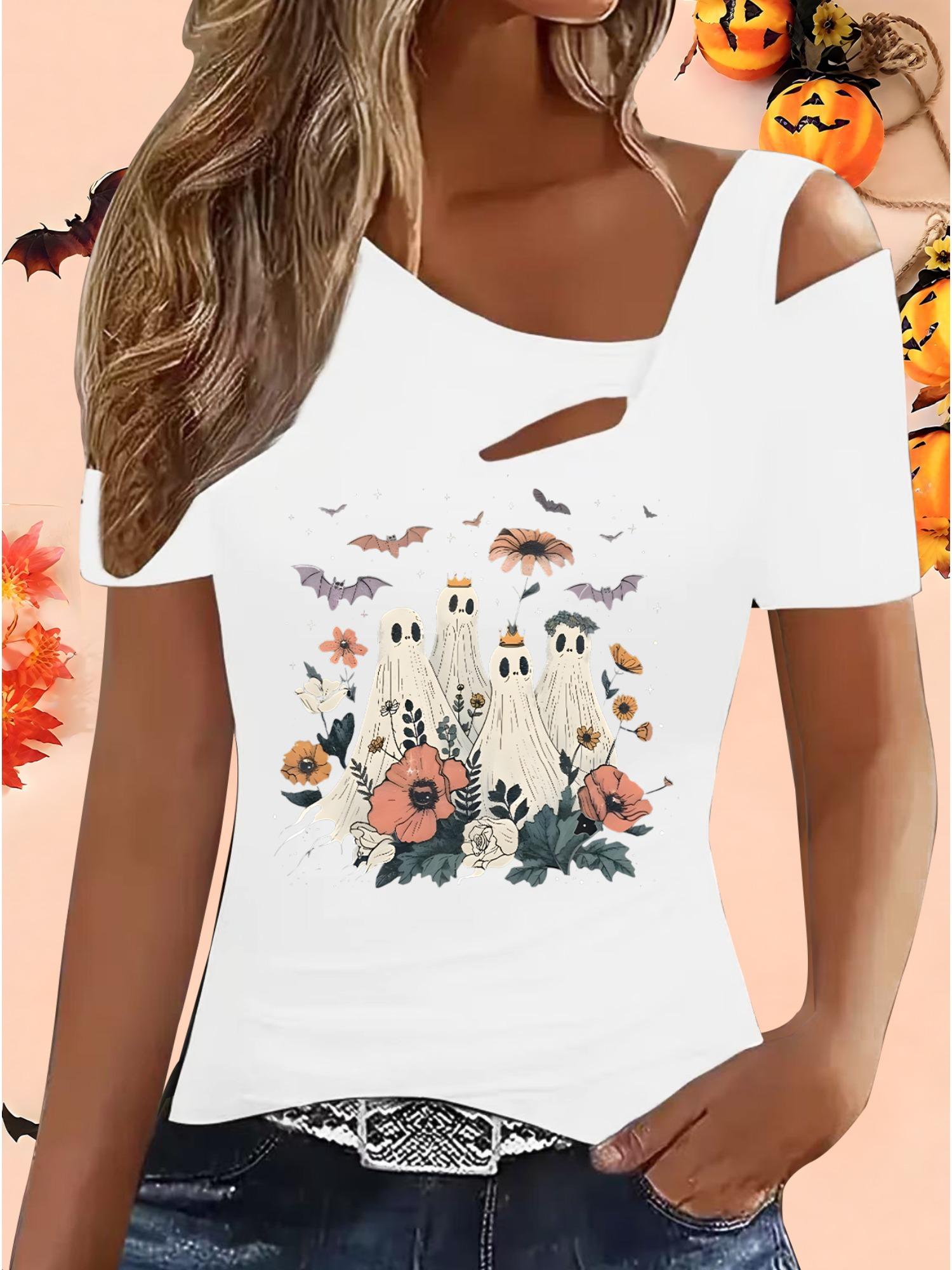 

Women s Loose Halloween and Christmas Gift Tops Blouse Shirt S