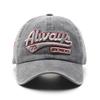 Retro baseballová čepice s 3D výšivkou „Always“ – Nestrukturovaná opotřebovaná čepice, Nastavitelný kovový D-kroužek (56-60 cm)  Prastarý styl
