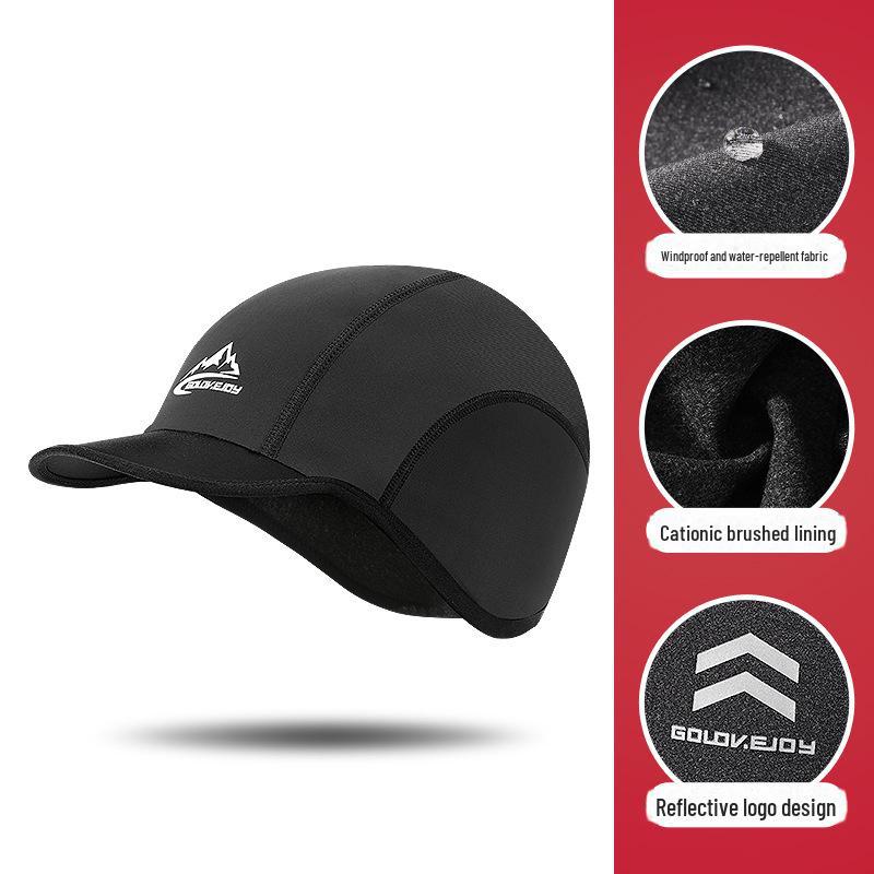 Winter Sports Cycling Cap: Waterproof, Windproof, Reflective, Warm Ear-Protected Duckbill Design with German Velvet (Model DMZ46)